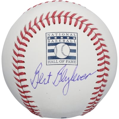 Bert Blyleven Minnesota Twins Autographed Fanatics Authentic Hall of Fame Logo Baseball