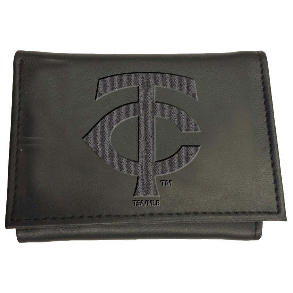Minnesota Twins Hybrid Tri-Fold Wallet - Black