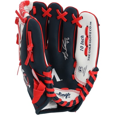 Brooks Lee Minnesota Twins Autographed Fanatics Authentic Rawlings 10" Collectible Team Logo Glove