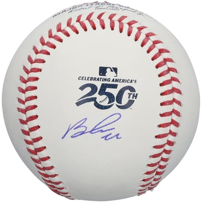 Brooks Lee Minnesota Twins Autographed Fanatics Authentic USA 250th Logo Baseball