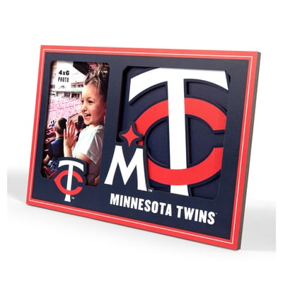 Minnesota Twins Fanpoint 3D Logo Series Picture Frame