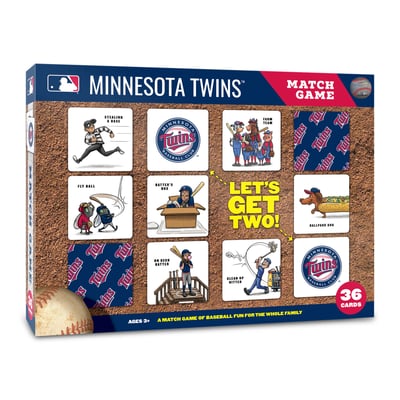 Minnesota Twins Fanpoint Licensed Memory Match Game