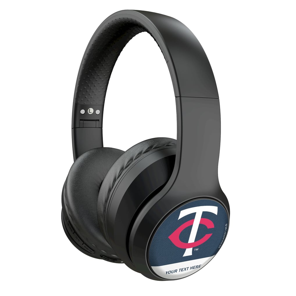 Minnesota Twins Keyscaper Personalized Solid Wireless Bluetooth Headphones With Case