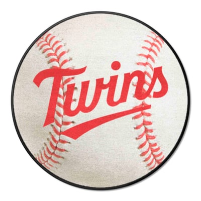  Minnesota Twins Logo Brands 27" Diameter Baseball Mat