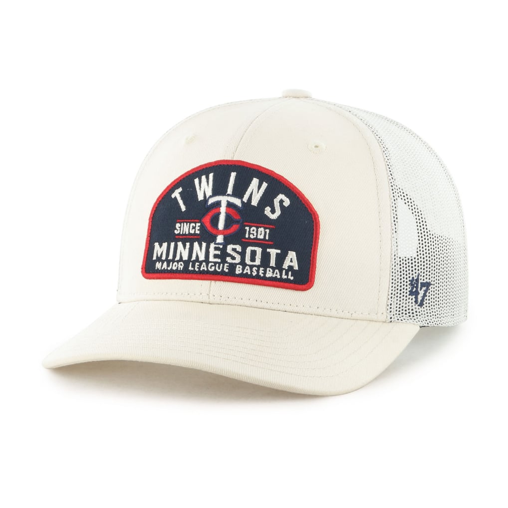  Minnesota Twins '47 Leland Adjustable Trucker Hat - Cream