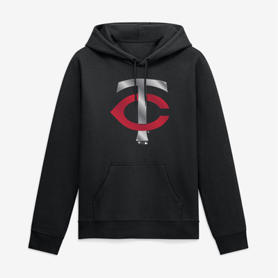 Minnesota Twins Big & Tall Forged Mascot Hoodie - Black