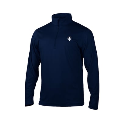 Minnesota Twins Columbia Fairway Break Quarter-Zip Pullover - Navy