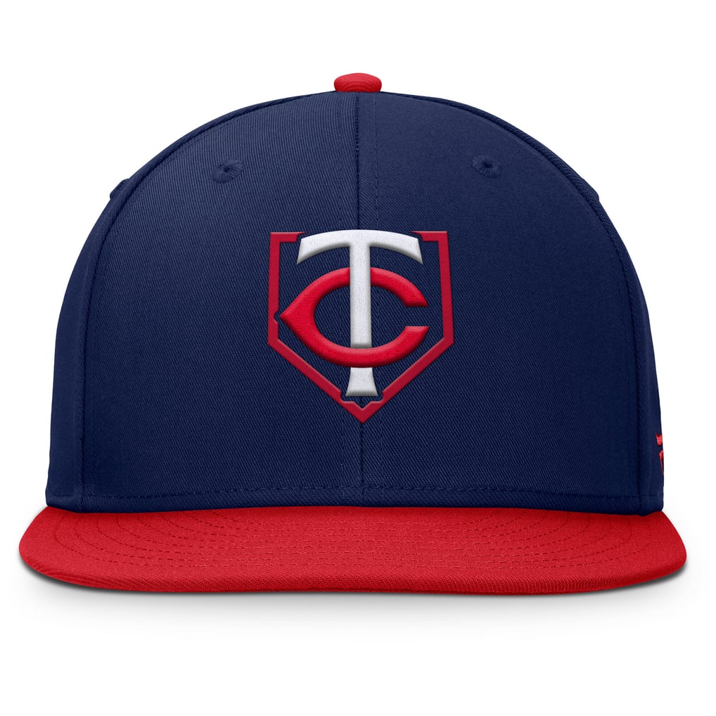 Minnesota Twins Fanatics Batter's Box Snapback Hat - Navy/Red