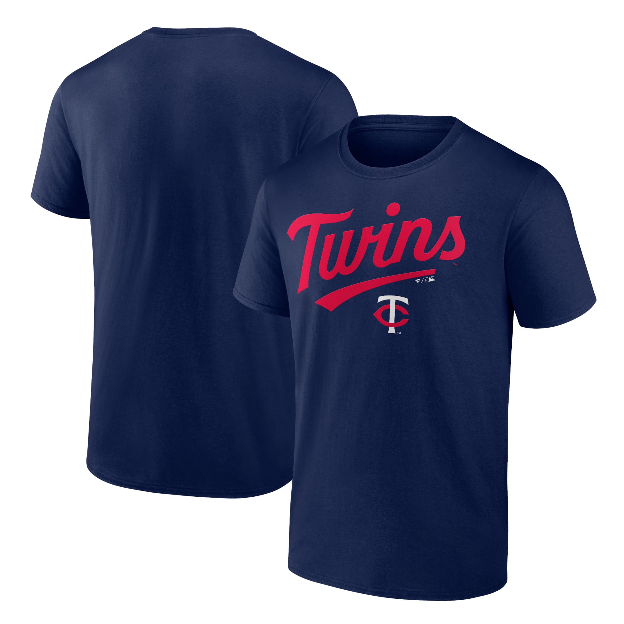 Men's Minnesota Twins Navy Series Sweep T-Shirt