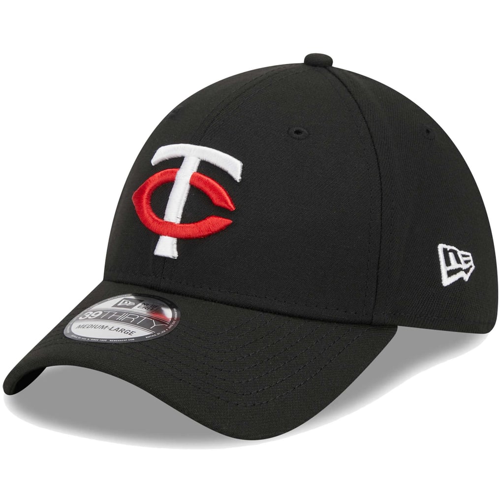 Minnesota Twins New Era Logo 39THIRTY Flex Hat - Black