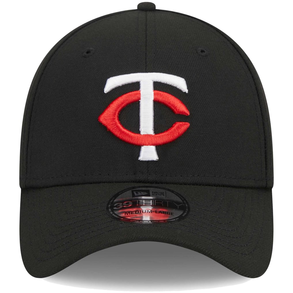 Minnesota Twins New Era Logo 39THIRTY Flex Hat - Black