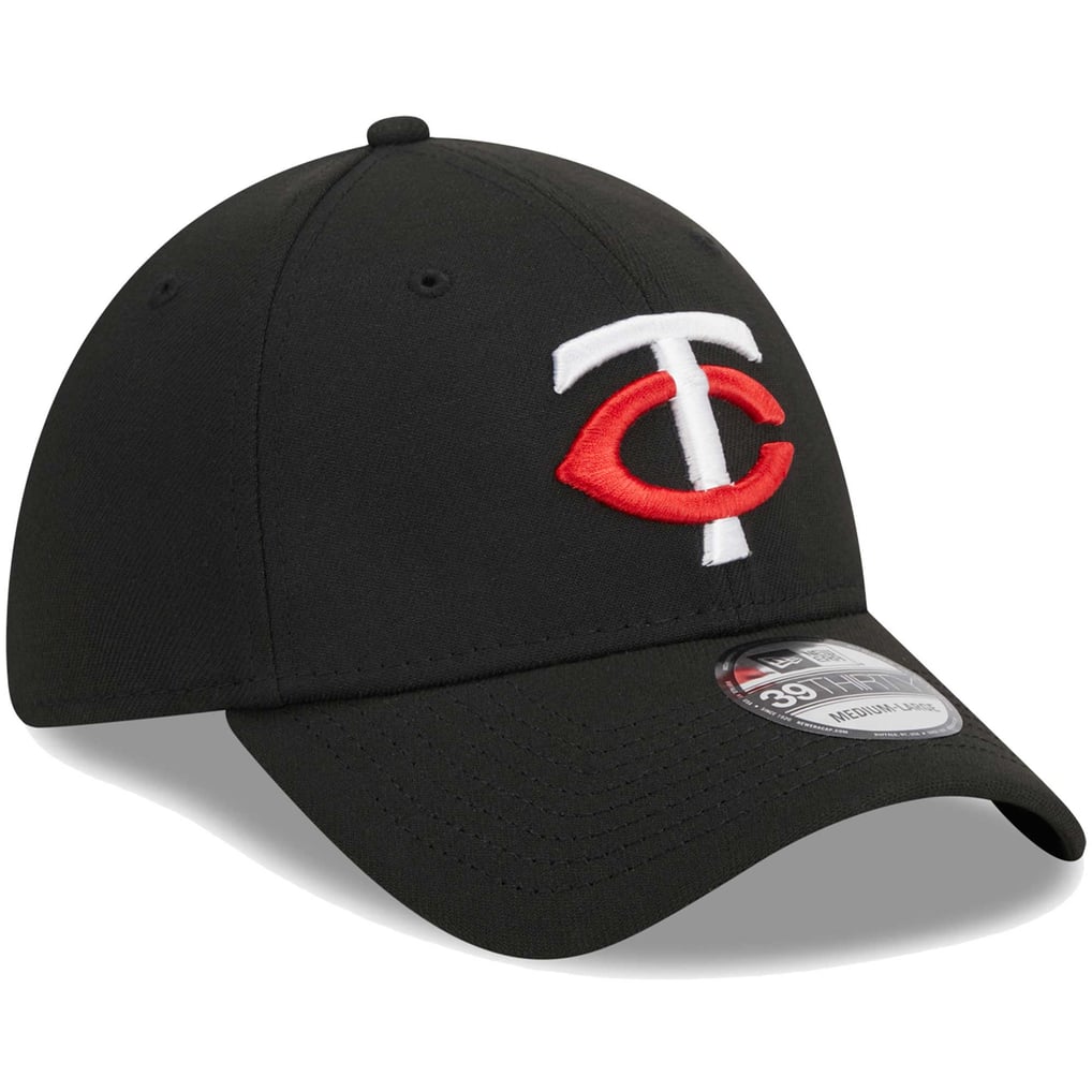 Minnesota Twins New Era Logo 39THIRTY Flex Hat - Black