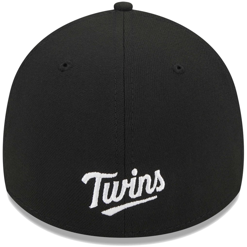 Minnesota Twins New Era Logo 39THIRTY Flex Hat - Black