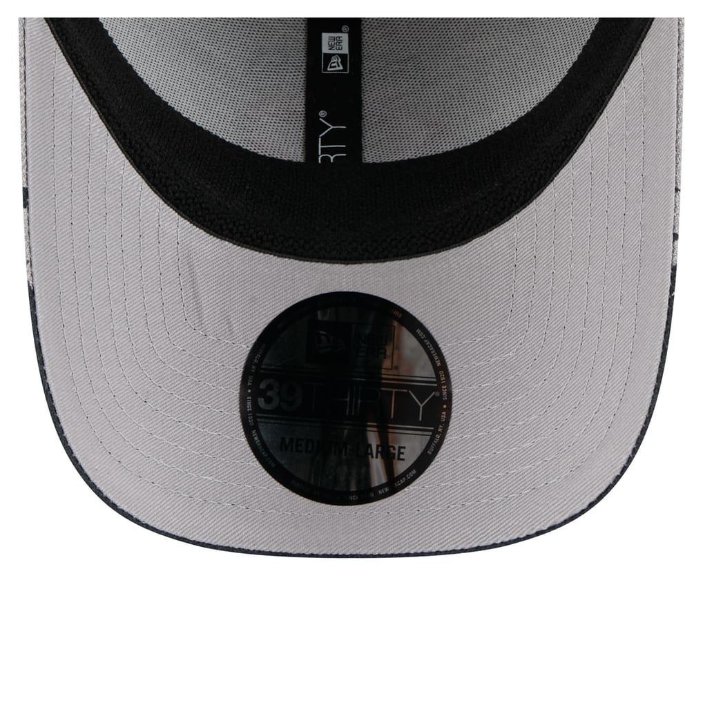 Minnesota Twins New Era Visor Paint Splatter 39THIRTY Flex Hat - Gray