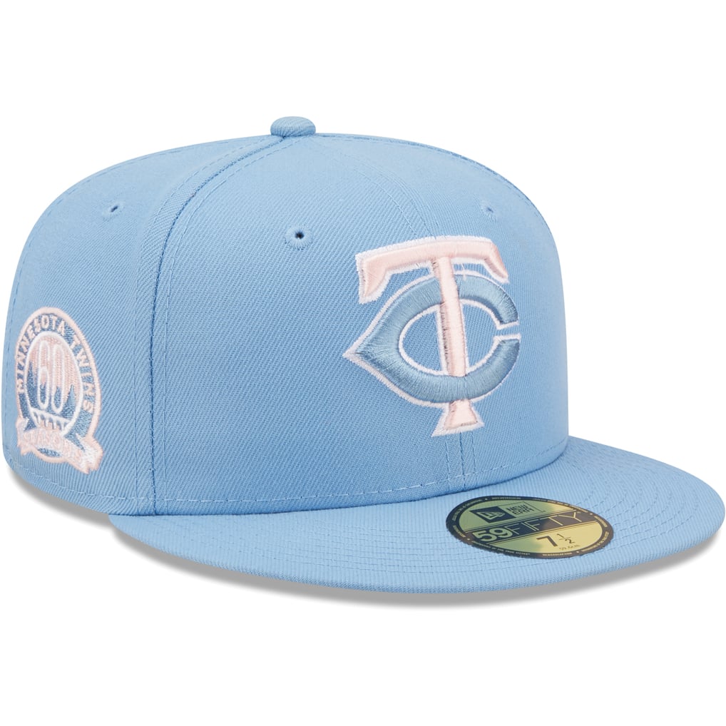 Casquette Minnesota Twins 60e Anniversaire - Taille 7 3/8 - Ajustée - Neuf (Éventuel Défaut Mineur)