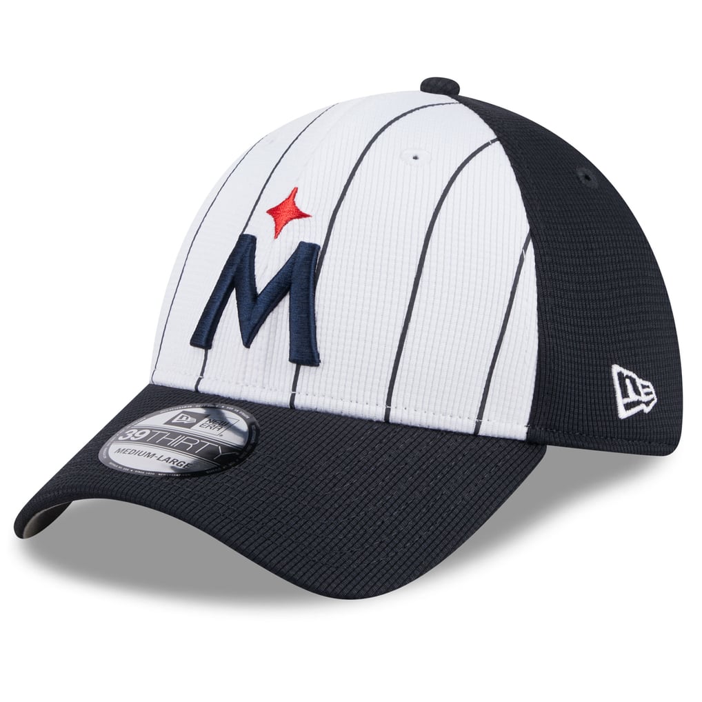  Minnesota Twins New Era 2025 Batting Practice 39THIRTY Flex Hat - White