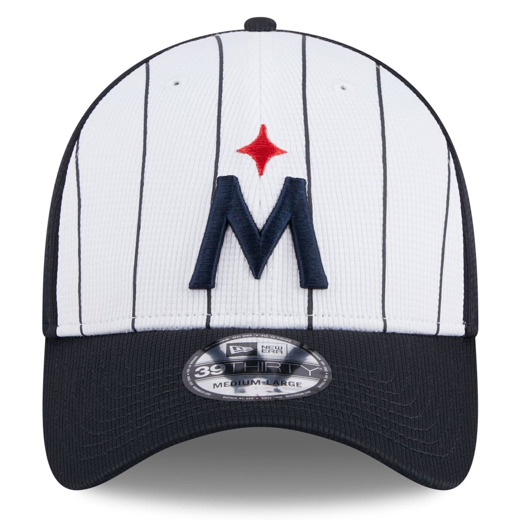  Minnesota Twins New Era 2025 Batting Practice 39THIRTY Flex Hat - White
