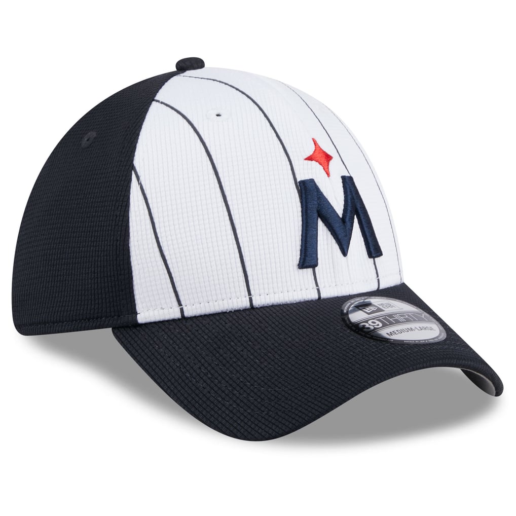  Minnesota Twins New Era 2025 Batting Practice 39THIRTY Flex Hat - White