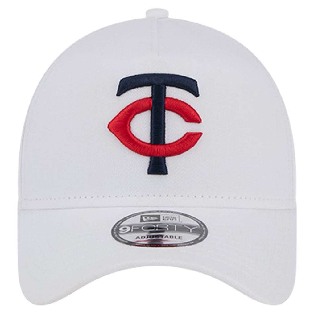 Minnesota Twins New Era TC A-Frame 9FORTY Adjustable Hat - White