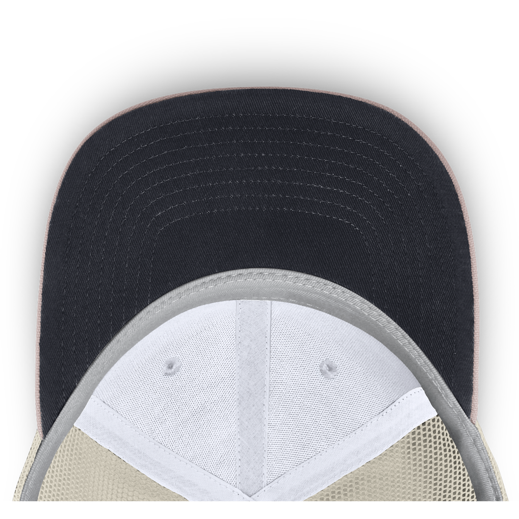 Minnesota Twins Nike Rise Adjustable Trucker Hat - Khaki