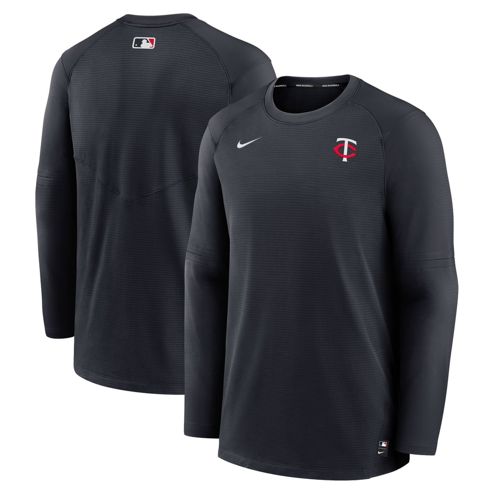 Minnesota Twins Nike Authentic Collection Logo Performance Long Sleeve T-Shirt - Navy