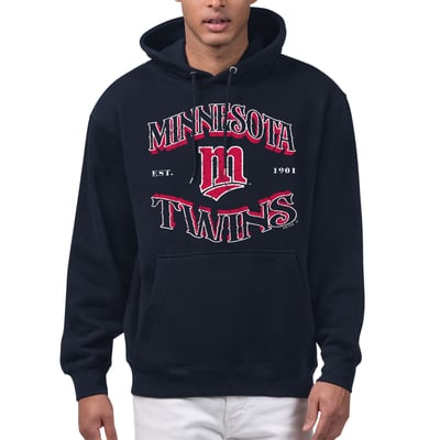  Minnesota Twins Starter Take Me Out Fleece Hoodie - Navy