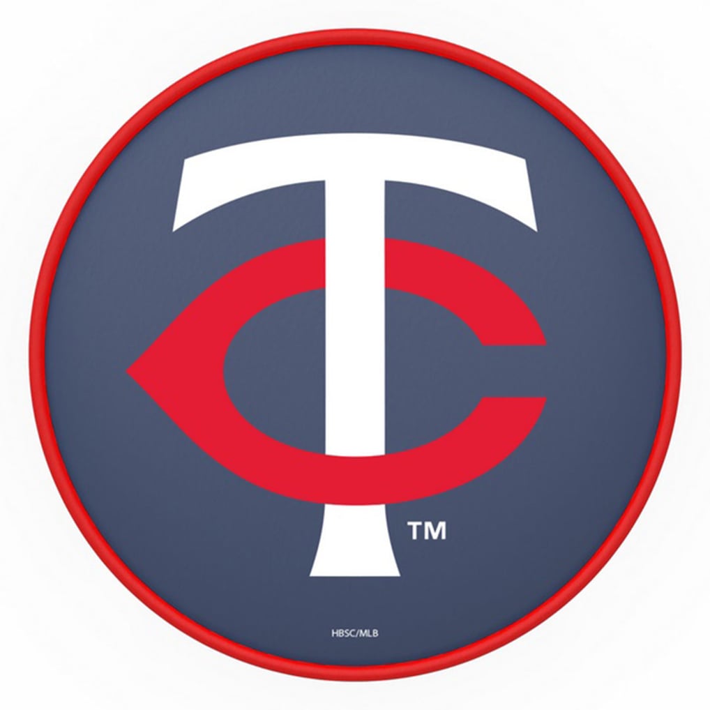 Minnesota Twins 30" Double Ring Chrome Swivel Counter Stool
