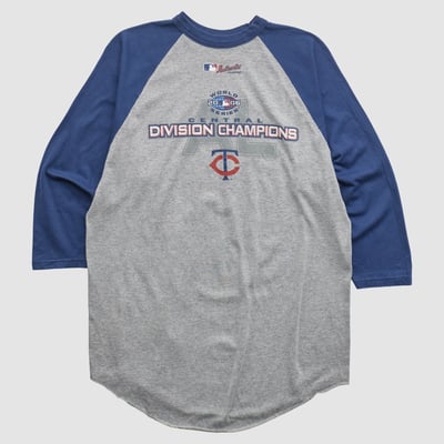 Minnesota Twins Augusta Sportswear 2006 T-shirt - Gray - L by Fanatics Real Vintage