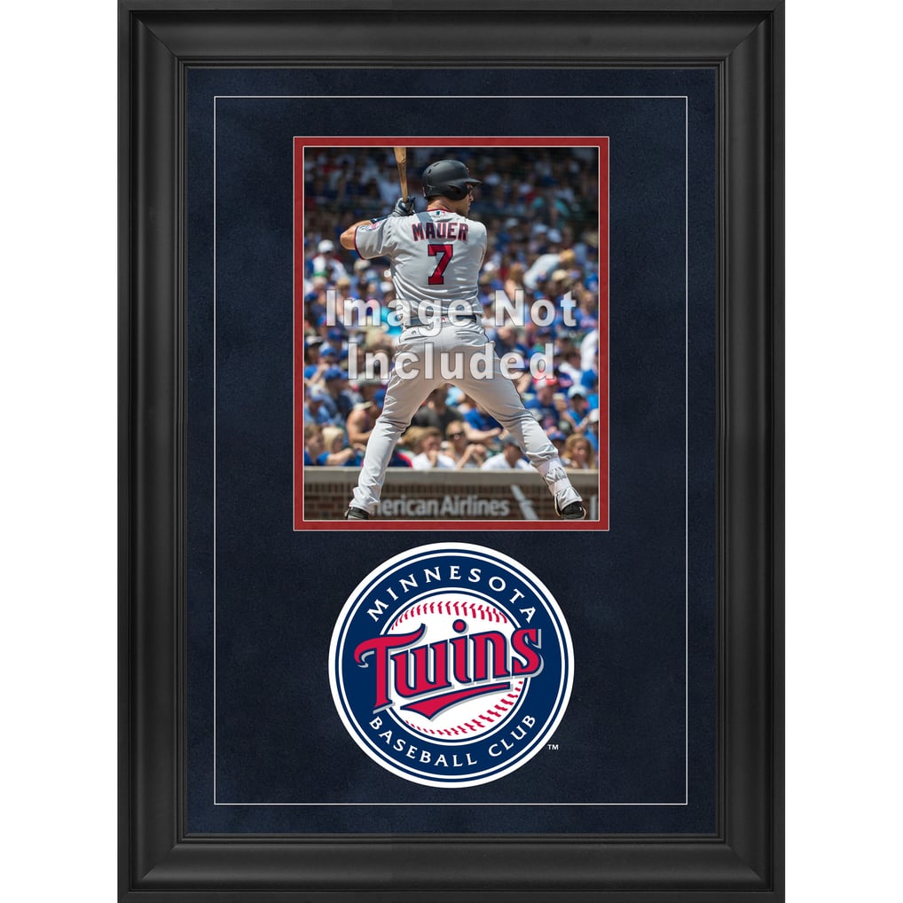 Minnesota Twins Fanatics Authentic Deluxe Framed 8" x 10" Vertical Photograph Frame with Team Logo