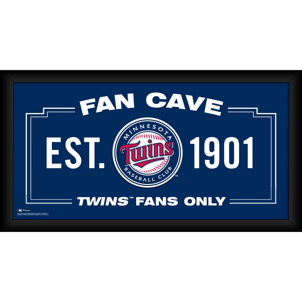 Minnesota Twins Fanatics Authentic Framed 10" x 20" Fan Cave Collage