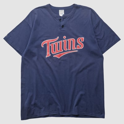Minnesota Twins Genuine Merchandise 2000s T-shirt - Navy - XL by Fanatics Real Vintage