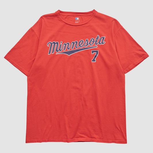 Minnesota Twins Genuine Merchandise 2010 T-shirt - Red - L by Fanatics Real Vintage