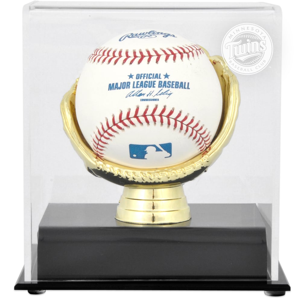 Minnesota Twins Fanatics Authentic Gold Glove Single Baseball Logo Display Case