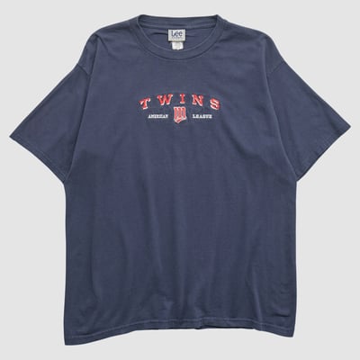 Minnesota Twins Lee Apparel 2000s T-shirt - Navy - L by Fanatics Real Vintage