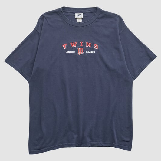 Minnesota Twins Lee Apparel 2000s T-shirt - Navy - L by Fanatics Real Vintage