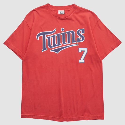 Minnesota Twins Lee Apparel 2007 T-shirt - Red - M by Fanatics Real Vintage