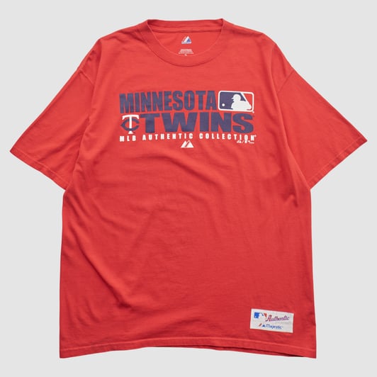 Minnesota Twins Majestic 2006 T-shirt - Red - 2XL by Fanatics Real Vintage