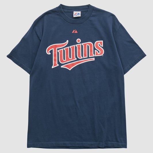 Minnesota Twins Majestic 2010s T-shirt - Navy - M by Fanatics Real Vintage