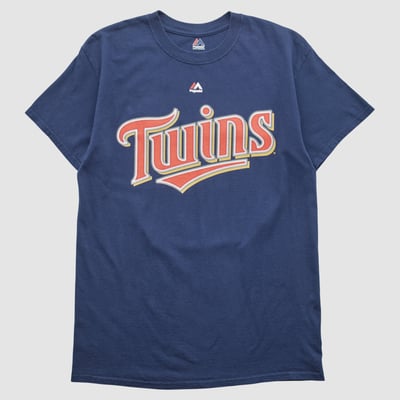 Minnesota Twins Majestic 2010s T-shirt - Navy - M by Fanatics Real Vintage
