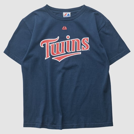 Minnesota Twins Majestic 2010s T-shirt - Navy - Yth L by Fanatics Real Vintage