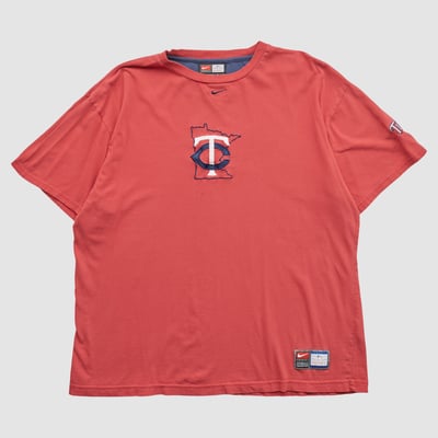 Minnesota Twins Nike 2000s T-shirt - Red - 2XL by Fanatics Real Vintage