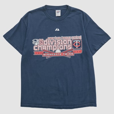 Minnesota Twins Tennessee River 2006 T-shirt - Navy - S by Fanatics Real Vintage