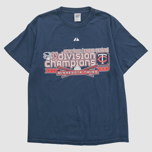 Minnesota Twins Tennessee River 2006 T-shirt - Navy - S by Fanatics Real Vintage