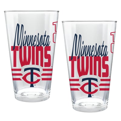 Minnesota Twins Two-Piece 16oz. Heritage Pint Glass Set