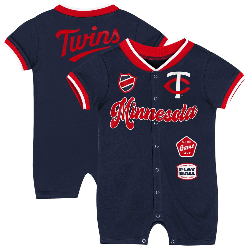 Minnesota Twins Outerstuff Newborn Pinch Romper - Navy