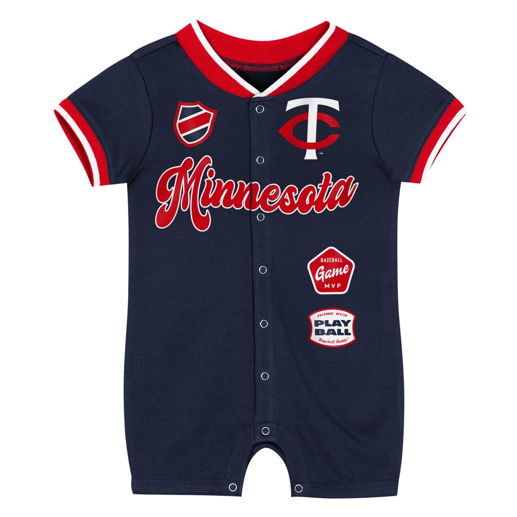 Minnesota Twins Outerstuff Newborn Pinch Romper - Navy