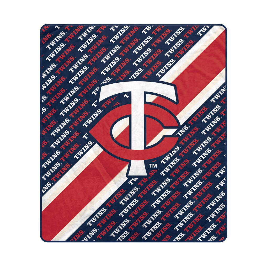 Minnesota Twins Pegasus 60" x 70" Diagonal Lined Wordmark Ultra Soft Blanket
