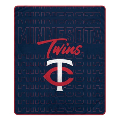 Minnesota Twins Pegasus Echo Script Fade 50" x 60" Ultra Soft Throw Blanket