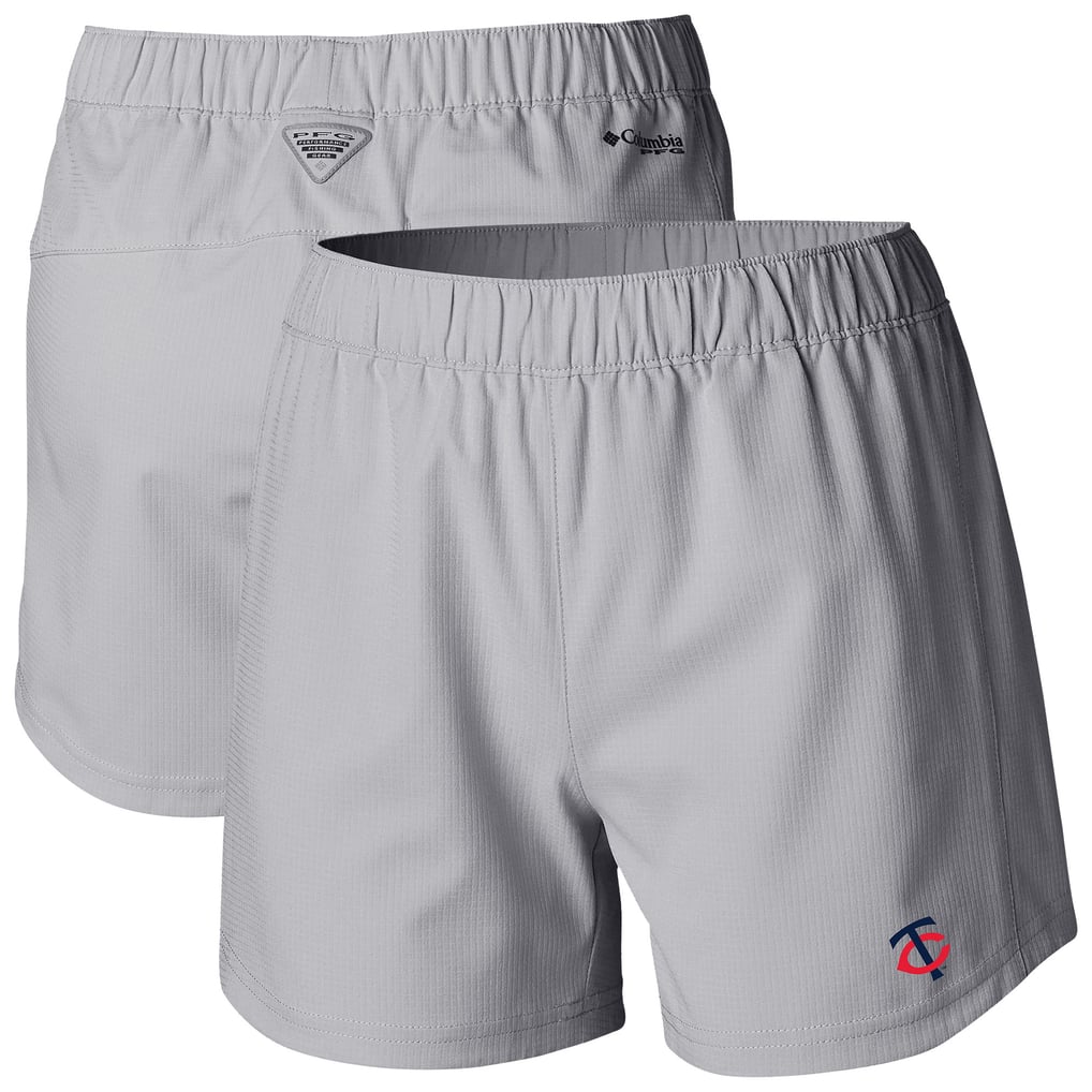 Minnesota Twins Columbia Women's Tamiami Pull-On Shorts - Gray