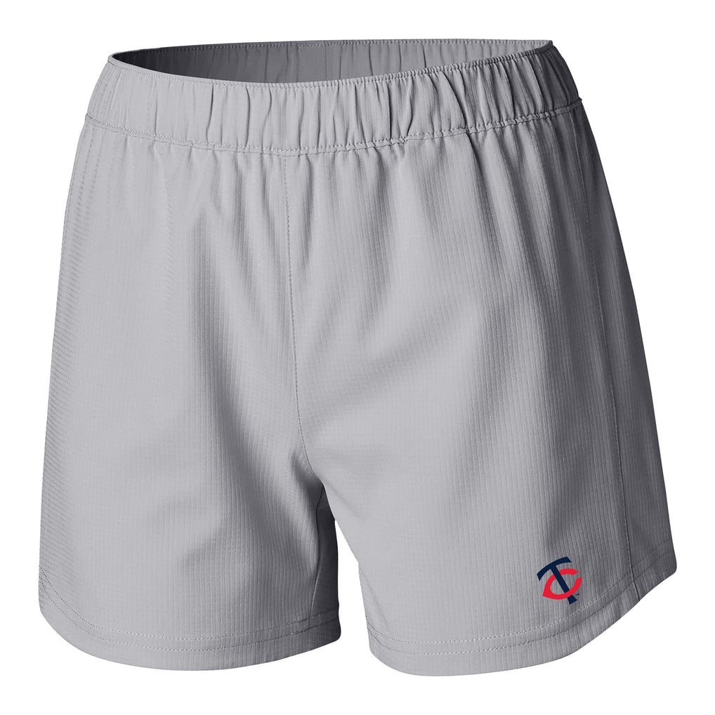 Minnesota Twins Columbia Women's Tamiami Pull-On Shorts - Gray